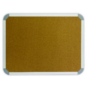 PARROT INFO BOARD ALUMINIUM FRAME 900*900MM CORK