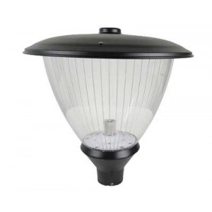 230VAC 150W Max E27 Empty Pole Top Light Fitting 380MM Dia.