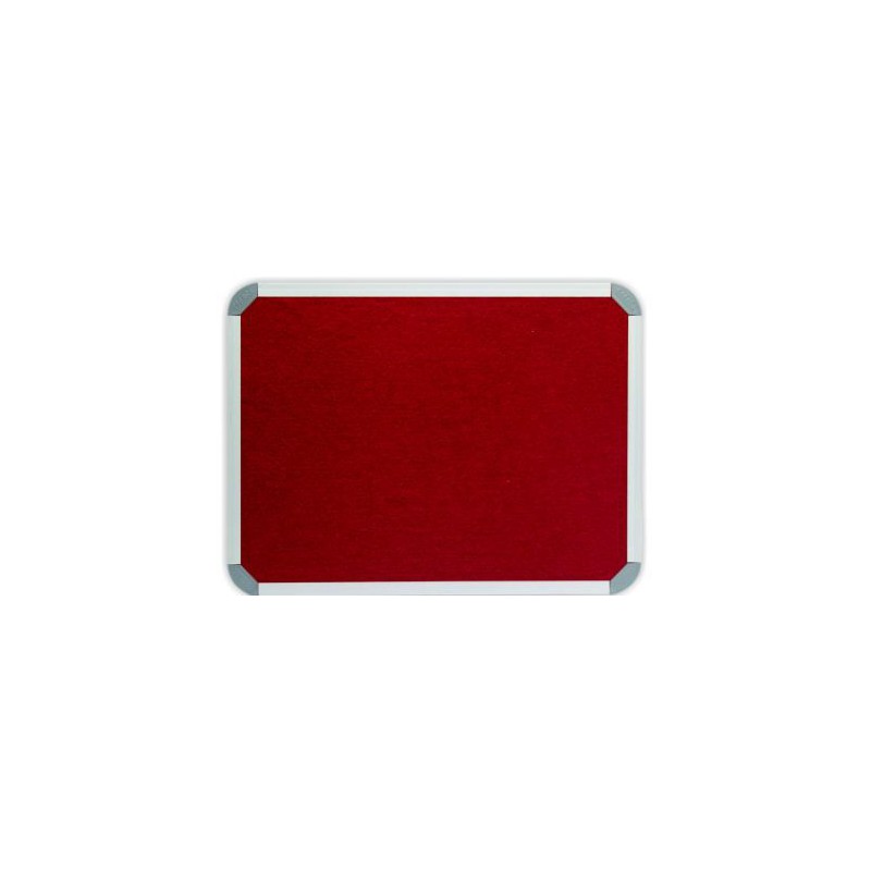 PARROT INFO BOARD ALUMINIUM FRAME 900*900MM BURGANDY