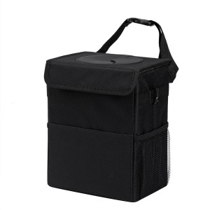 Hanging Car Trash Can with Lid