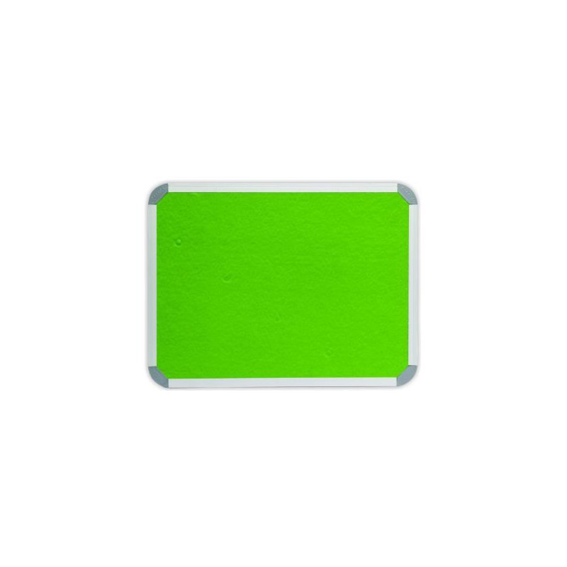 PARROT INFO BOARD ALUMINIUM FRAME 900*600MM LIME GREEN