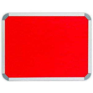 PARROT INFO BOARD ALUMINIUM FRAME 900*600MM RED