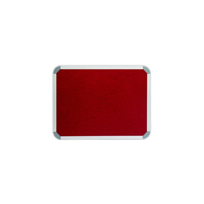 PARROT INFO BOARD ALUMINIUM FRAME 900*600MM BURGANDY