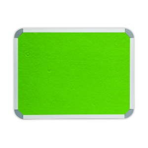 PARROT INFO BOARD ALUMINIUM FRAME 600*450MM LIME GREEN