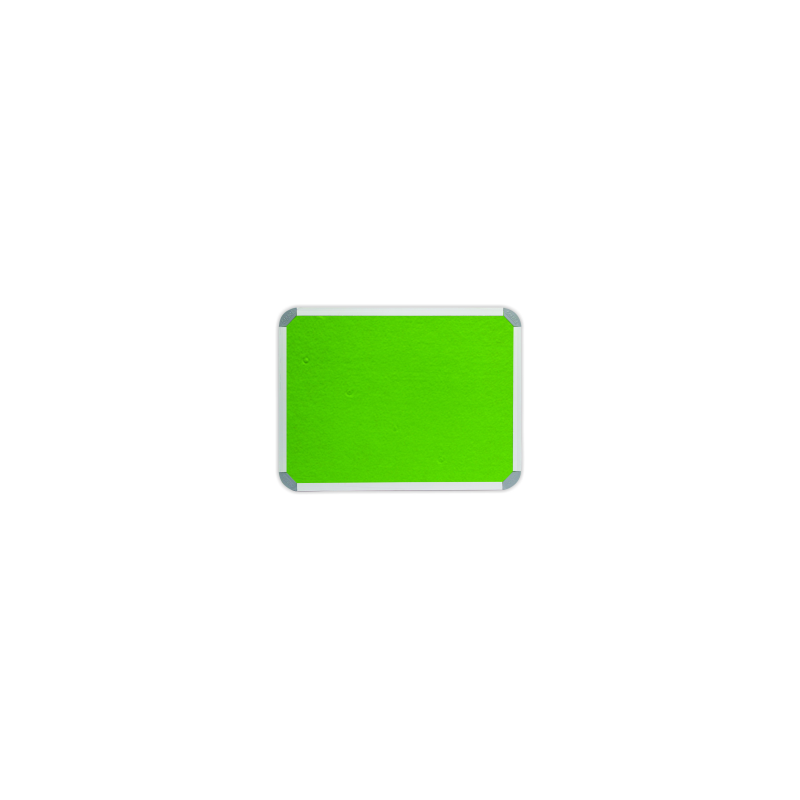 PARROT INFO BOARD ALUMINIUM FRAME 600*450MM LIME GREEN