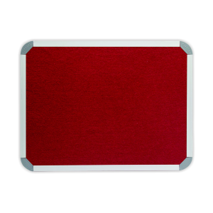 PARROT INFO BOARD ALUMINIUM FRAME 600*450MM BURGANDY