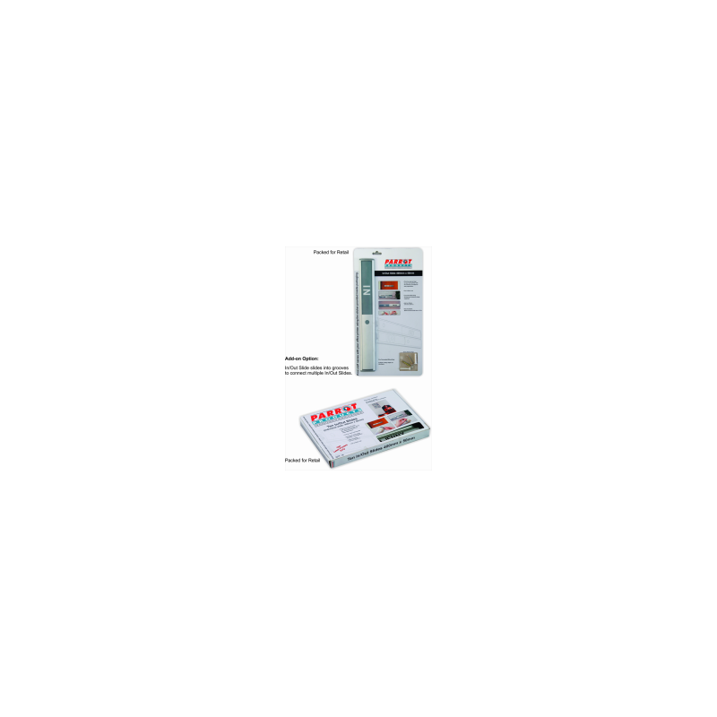 PARROT IN/OUT SLIDE 400X50MM TEN BOXED RETAIL