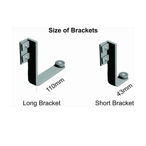 PARROT EASY RAIL MOUNTING BRACKET SET SHORT