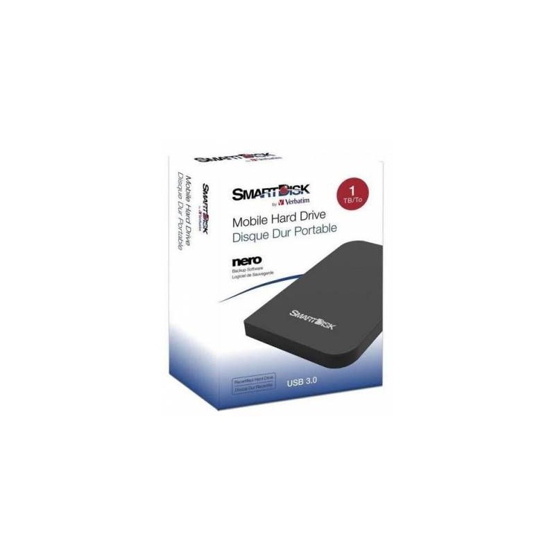 Verbatim 69804 Smartdisk 1Tb USB 3.0 Mobile Drive