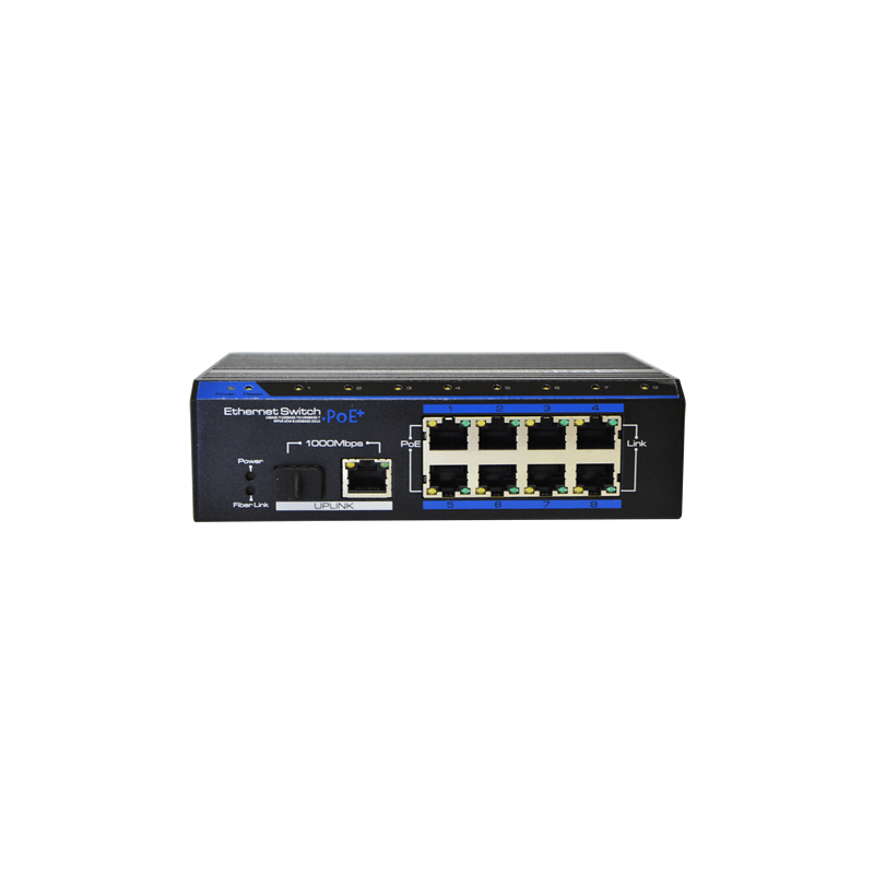 Utepo NW110-4 8 Port PoE Switch with a 1Gb Ethernet & 1 SFP Uplink Port