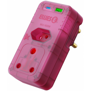 Ellies 2 Way High Surge  Adaptor with PD20W USB-C + USB - RD