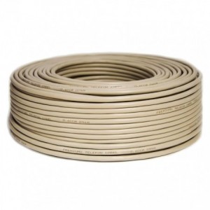ROUND MODULAR CABLE IVORY 10 WAY 305m/reel AWG26A10