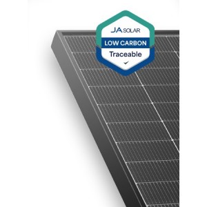 460W N-type Double Glass Bifacial LB (Traceable- Low carbon) with MC4-EVO2 connectors (Black Frame)
