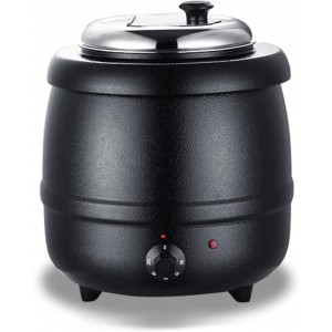 Commercial Countertop Small Soup Kettle Warmer | 10L- 304 Stainless Steel Inner Pot