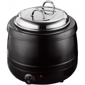 13L Commercial Drum Electric Food Warmer / Soup Kettle | 304 Stainless Steel Inner Pot