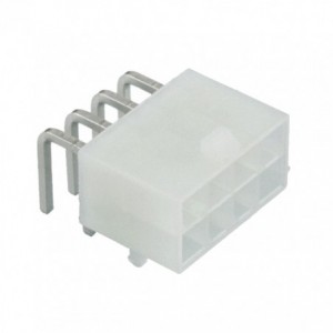 4.2mm SOCKET HOUSED 8W R/A PCB C4255WR-2X04P