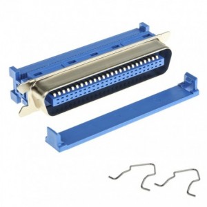 36 Way Centronics Plug With Strain Relief 36MCI1