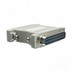 Reverse Gender Changer DB25 Plug - DB25 Socket RS232