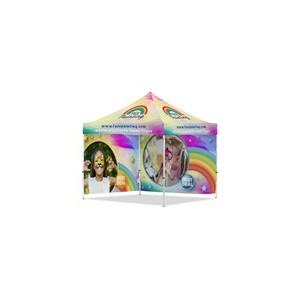 Coated Steel Sublimated Gazebo 3m x 3m - 2 Full-Wall Skins