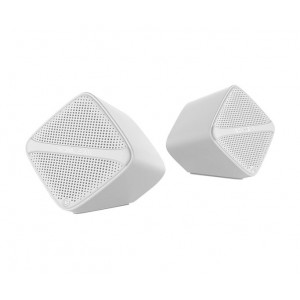 SonicGear SONICCUBEW Sonic Cube High Clarity 2.0 USB Speaker - White