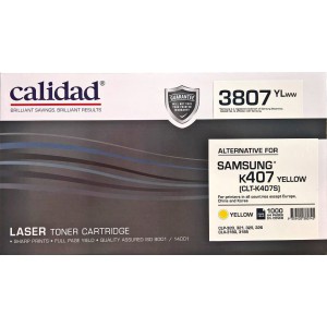 Calidad SAMSUNG Compatible Toner Y407 - Yellow
