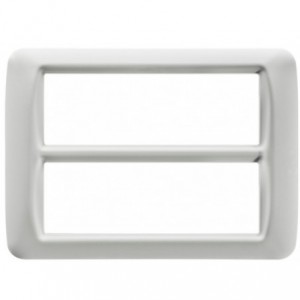 Top System Cloud White 12-GANG Plate