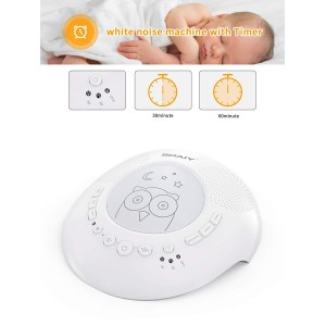 White Noise Sound Machine with Night Lights