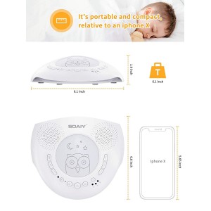 White Noise Sound Machine with Night Lights