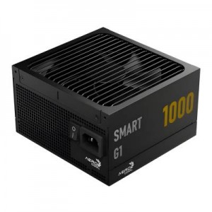 Aerocool SMART G1 Gold 1000W PSU - ATX 3.1 PCIe5.1 - ATX 24 PIN 2x 4+4PIN CPU/2x CPU 8PIN 12x SATA 2x PATA 2x PCIe 6+2PIN 1