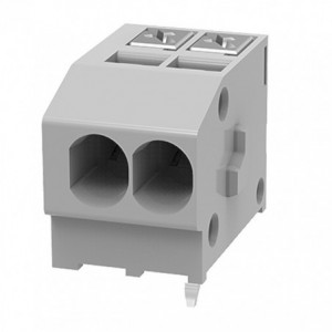 PCB SPRING TERMINAL BLOCK 2W P3.5mm GREY DG219-3.5-02P-11-00Z(H)