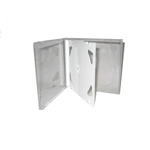CD Case, 6 Piece White Tray