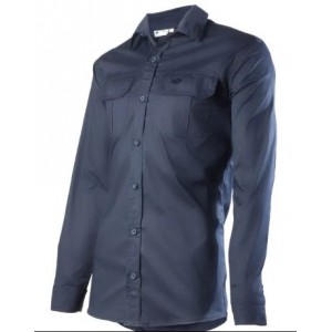 Vulcan Mens Country Ripstop Ls Shirt Navy Xl