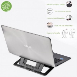 Okiyo Eezigo Recycled Plastic Portable Laptop Stand
