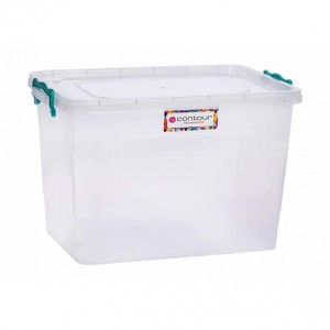 Contour Storage Box Clip And Lock Clear 21L