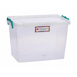 Contour Storage Box Clip And Lock Clear 13L