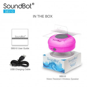 SoundBot SB510 HD Portable Water Resistant Bluetooth 3.0 Speaker with Built-in Mic
