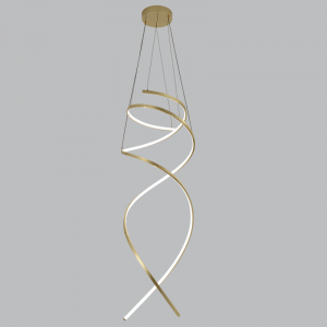 PEN965 Gold Pendant Remote Dimmable 37W LED CCT