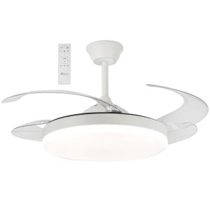 Retractable Blades 42W LED Cct Dimmable DC Motor