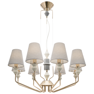 8 Light Metal Chandelier