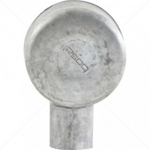 Conduit Bosal 25mm 1-Way Box Galvanised with Lid and Screws