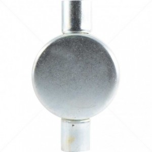 Conduit Bosal - 20mm 2-Way Box with Lid and Screws