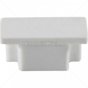 PVC - 40 x 40 End Cap - White