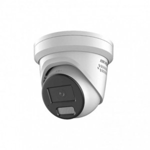 HIKVISION IP Turret 4MP ColorVu AcuSense Strobe Siren WL 30m 2.8mm