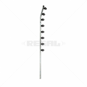 Nemtek Fence Pole 8-Line Square Tube Golf Jurassic Galvanised BB