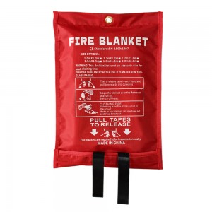 Emergency Fire Blanket | 1m x 1m | 11-micron 430gsm High-Temperature Fiberglass