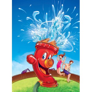 Kids Sprinkler Fire Hydrant  - Red