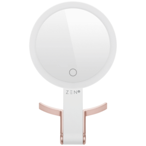ZEN JestSet Series Portable Handheld LED Mirror - White