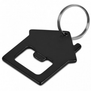 Altitude Homestead House-Shaped Aluminium Bottle Opener Keyholder - 5 x 4.5cm