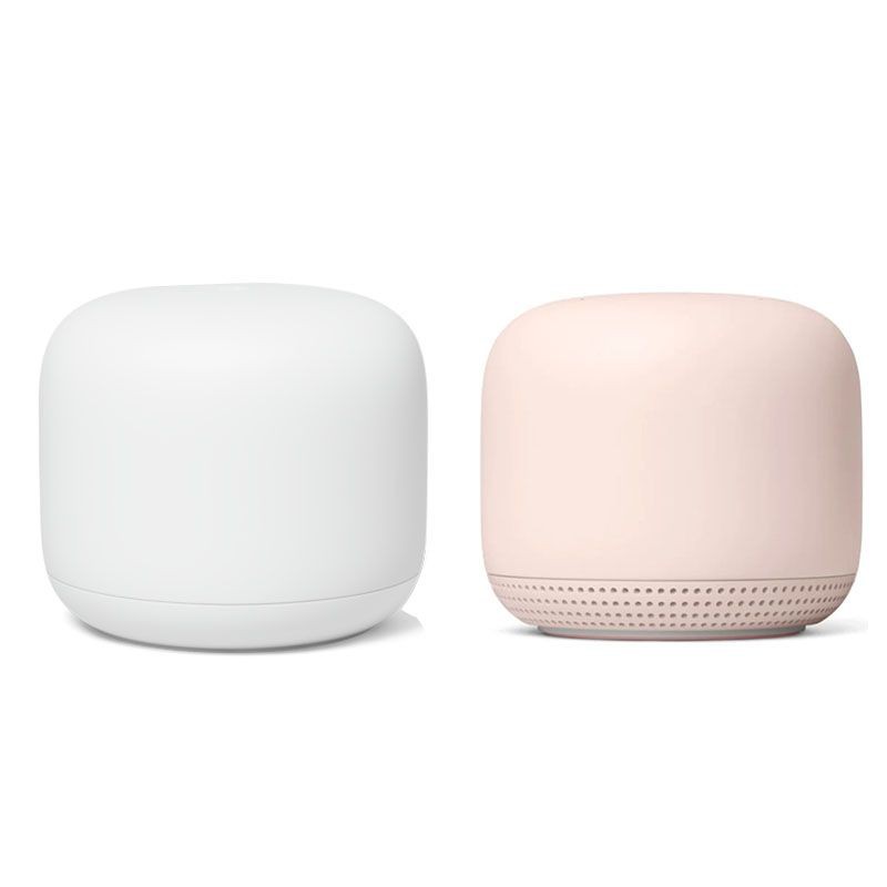 Google Nest Wifi Point and Router  - Sand (2Pack)