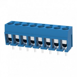 PCB SCREW TERMINAL BLOCK 8WAY P5mm BLUE DG300-5.0-08P-12-00Z(H)